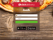 Tablet Screenshot of clickdelivery.com